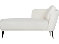 Chaise longue versione destra ARTHEZE Bouclé Bianco sporco