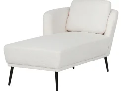 Chaise longue versione destra ARTHEZE Bouclé Bianco sporco