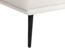 Chaise longue versione destra ARTHEZE Bouclé Bianco sporco