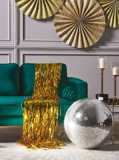 Chaise longue versione destra MIRAMAS Velluto Verde smeraldo