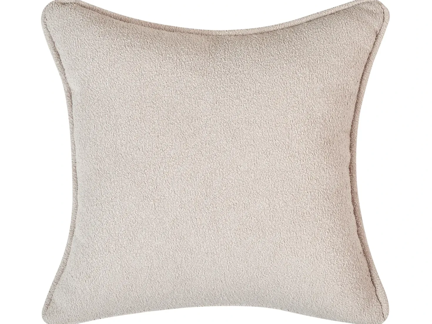 Chaise longue versione destra CHEVANNES Bouclé Beige chiaro