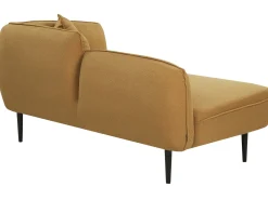 Chaise longue versione destra CHEVANNES Bouclé Senape