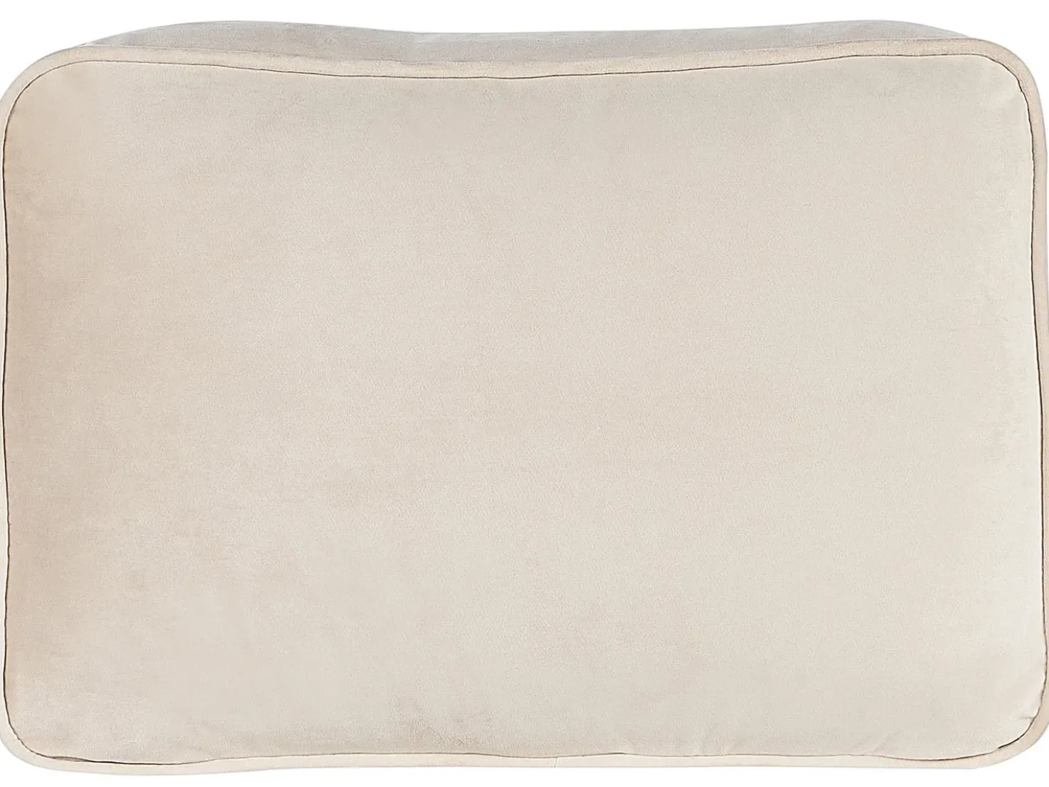 Chaise longue versione destra MIRAMAS Velluto Beige