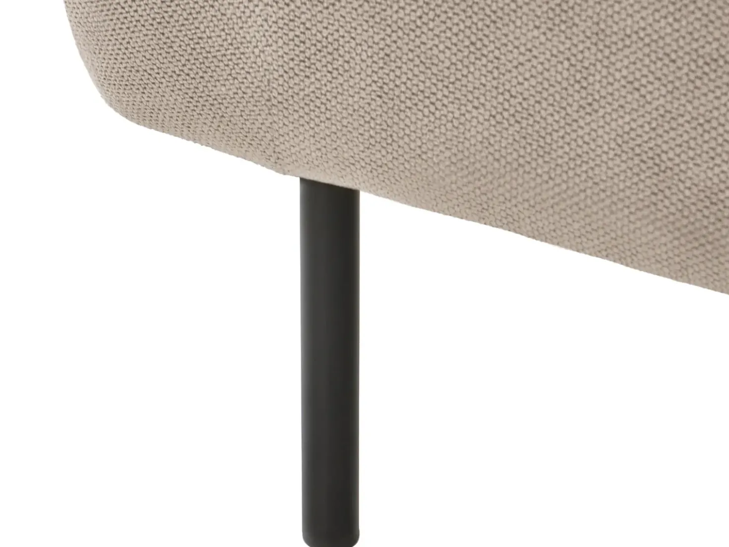Chaise longue versione destra MIRMANDE Tessuto Tortora