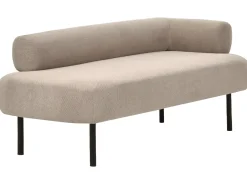 Chaise longue versione destra MIRMANDE Tessuto Tortora