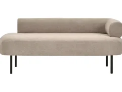 Chaise longue versione destra MIRMANDE Tessuto Tortora