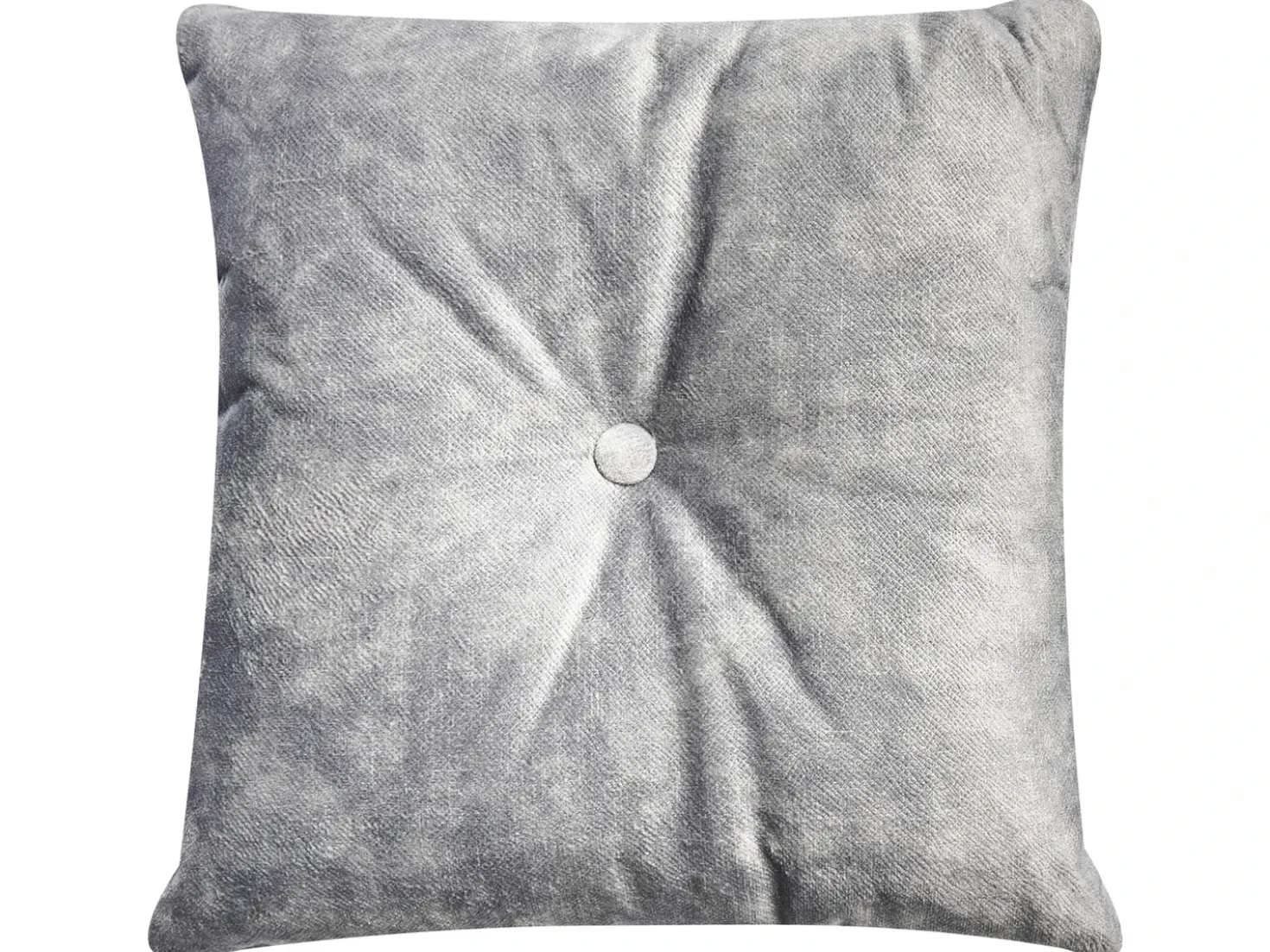 Chaise longue versione destra LATTES II Velluto Grigio con cuscino