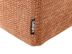 Chaise longue versione destra YERRES Tessuto Arancione