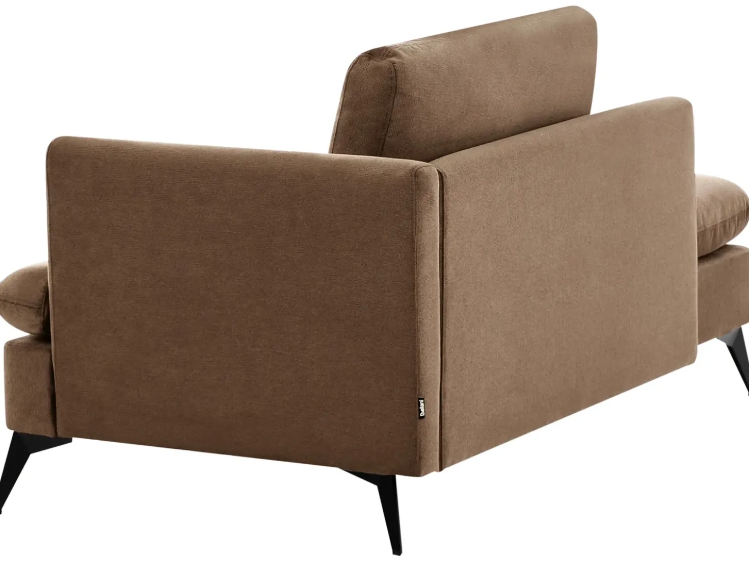 Chaise longue versione destra SIEVOZ Tessuto Marrone