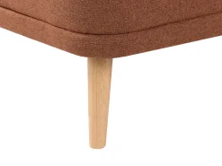 Chaise longue versione destra TANLAY Tessuto Marrone dorato