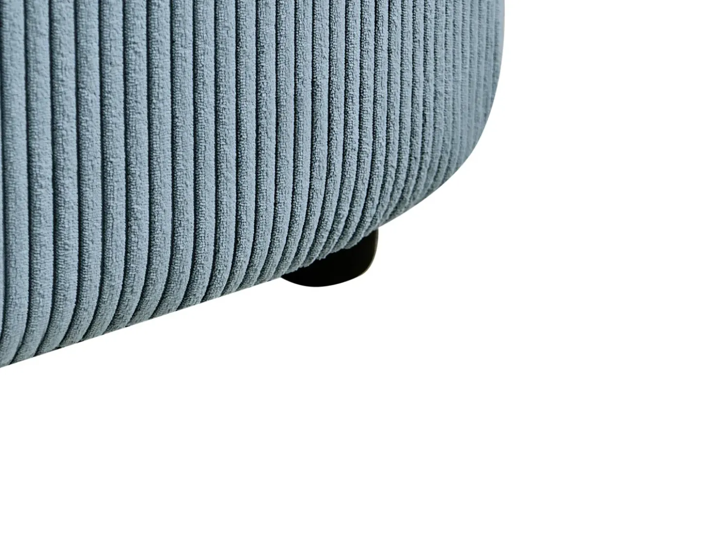 Chaise longue versione destra VANVEY Velluto a coste Blu