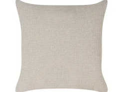 Chaise longue versione destra MERI Lino sintetico Beige con contenitore
