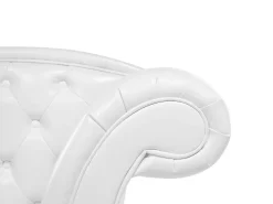 Chaise longue versione destra LATTES Pelle sintetica Bianco
