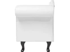 Chaise longue versione destra LATTES Pelle sintetica Bianco