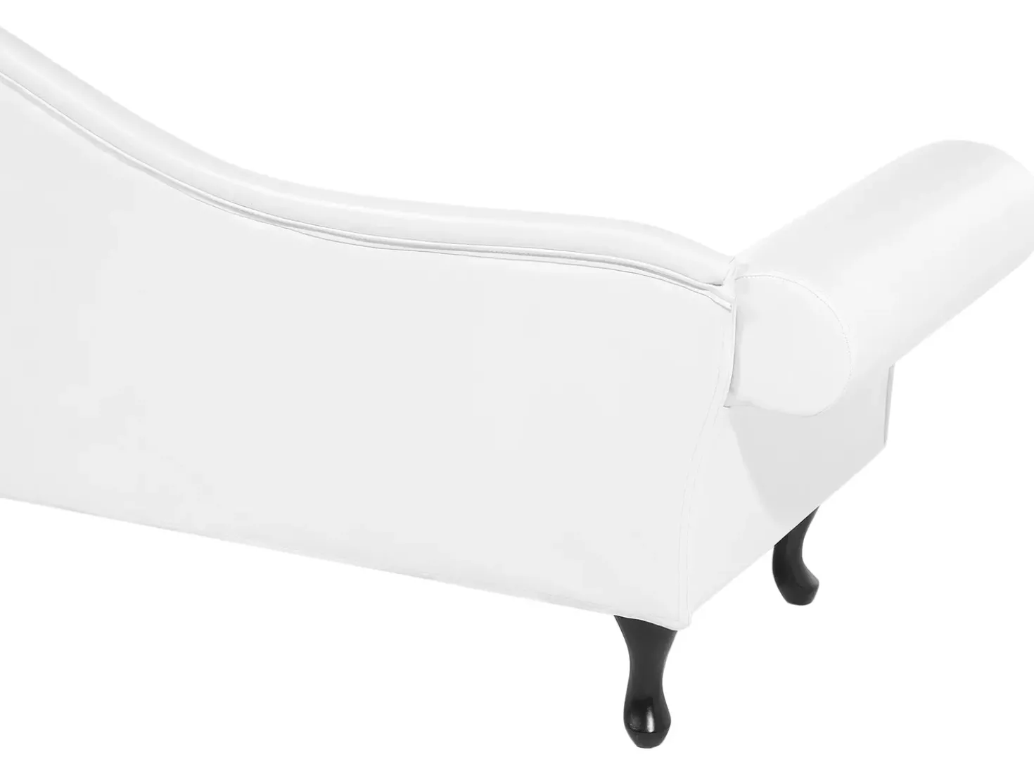 Chaise longue versione destra LATTES Pelle sintetica Bianco