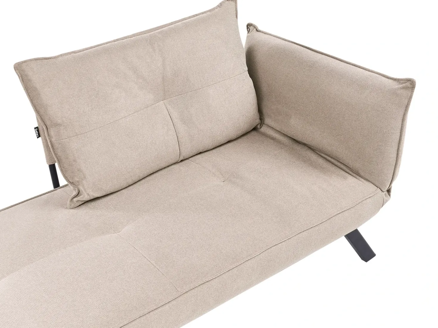 Chaise longue versione destra ROCAMADOUR Tessuto Tortora