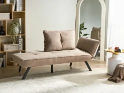 Chaise longue versione destra ROCAMADOUR Tessuto Tortora