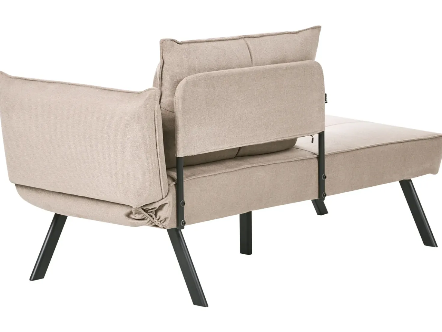 Chaise longue versione destra ROCAMADOUR Tessuto Tortora