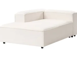 Chaise longue versione destra ARDAL Bouclé Bianco sporco