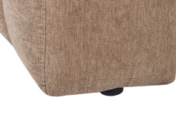 Chaise longue versione destra LANNILS Tessuto Marrone chiaro