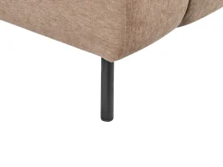 Chaise longue versione destra LANNILS Tessuto Marrone chiaro