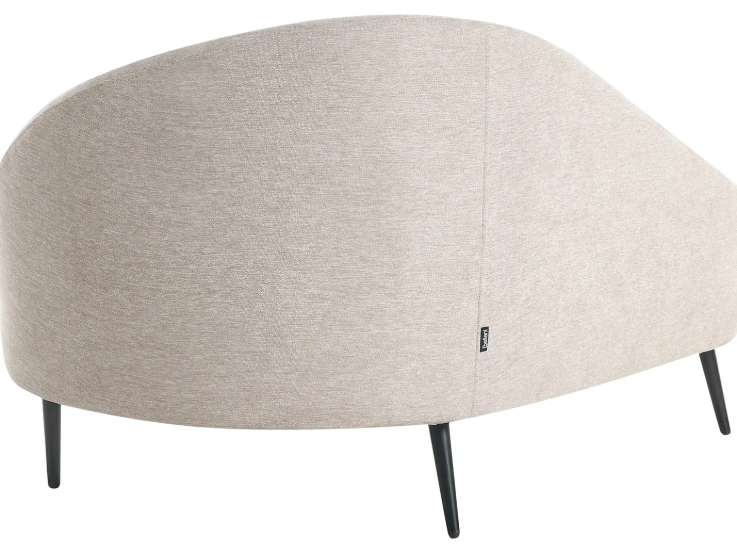 Chaise longue versione destra VALREAS Tessuto Tortora