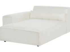 Chaise longue versione destra HELLNAR Bouclé Bianco sporco