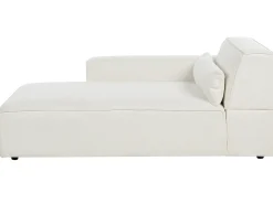 Chaise longue versione destra HELLNAR Bouclé Bianco sporco