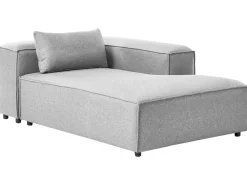 Chaise longue versione sinistra BRANDE Grigio