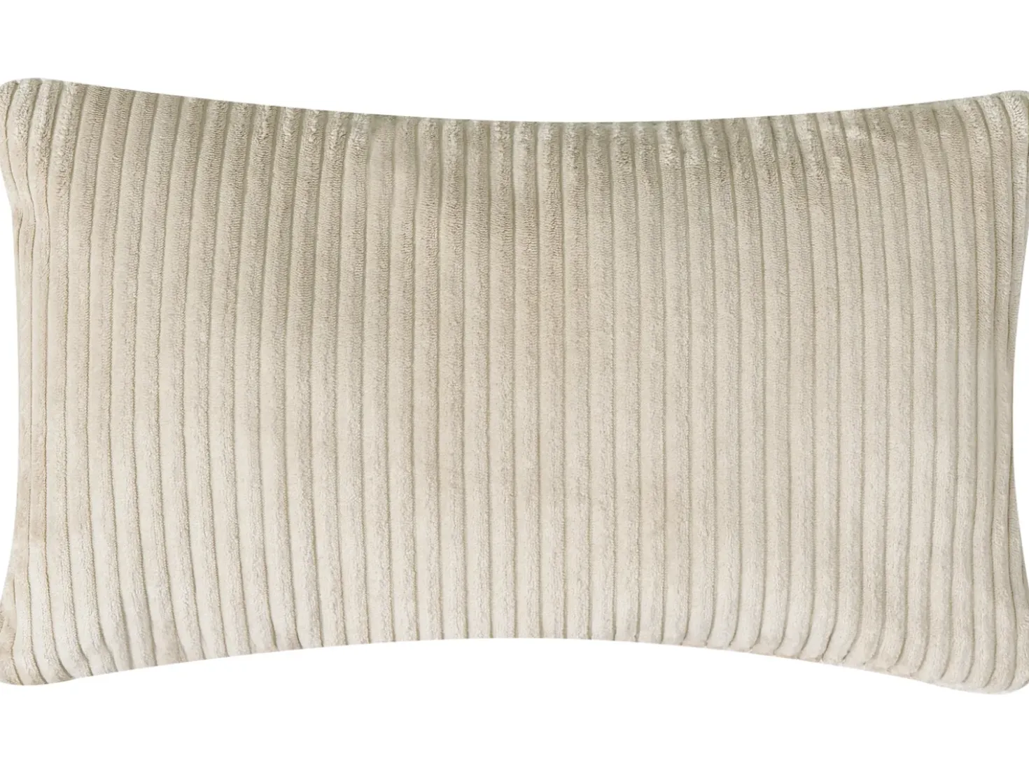 Chaise longue versione sinistra VANVEY Velluto a coste Beige chiaro