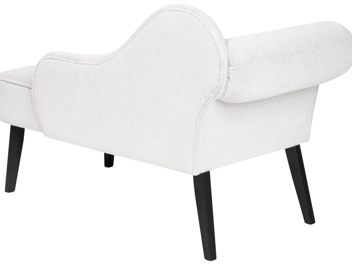 Chaise longue versione sinistra BIARRITZ Tessuto Bianco