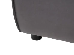 Chaise longue versione sinistra BRANDE Tessuto Nero