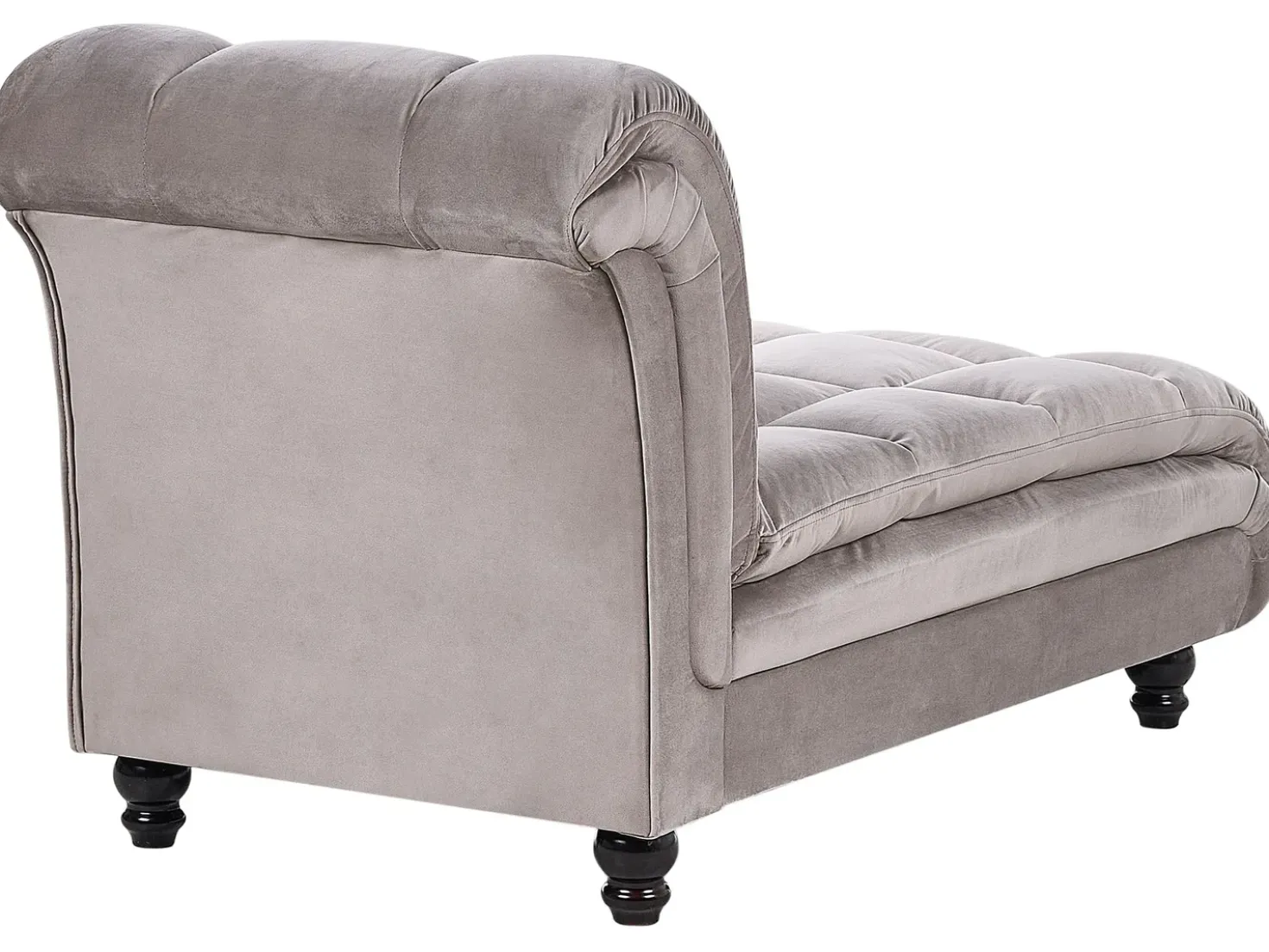 Chaise longue versione sinistra LORMONT Tessuto Tortora
