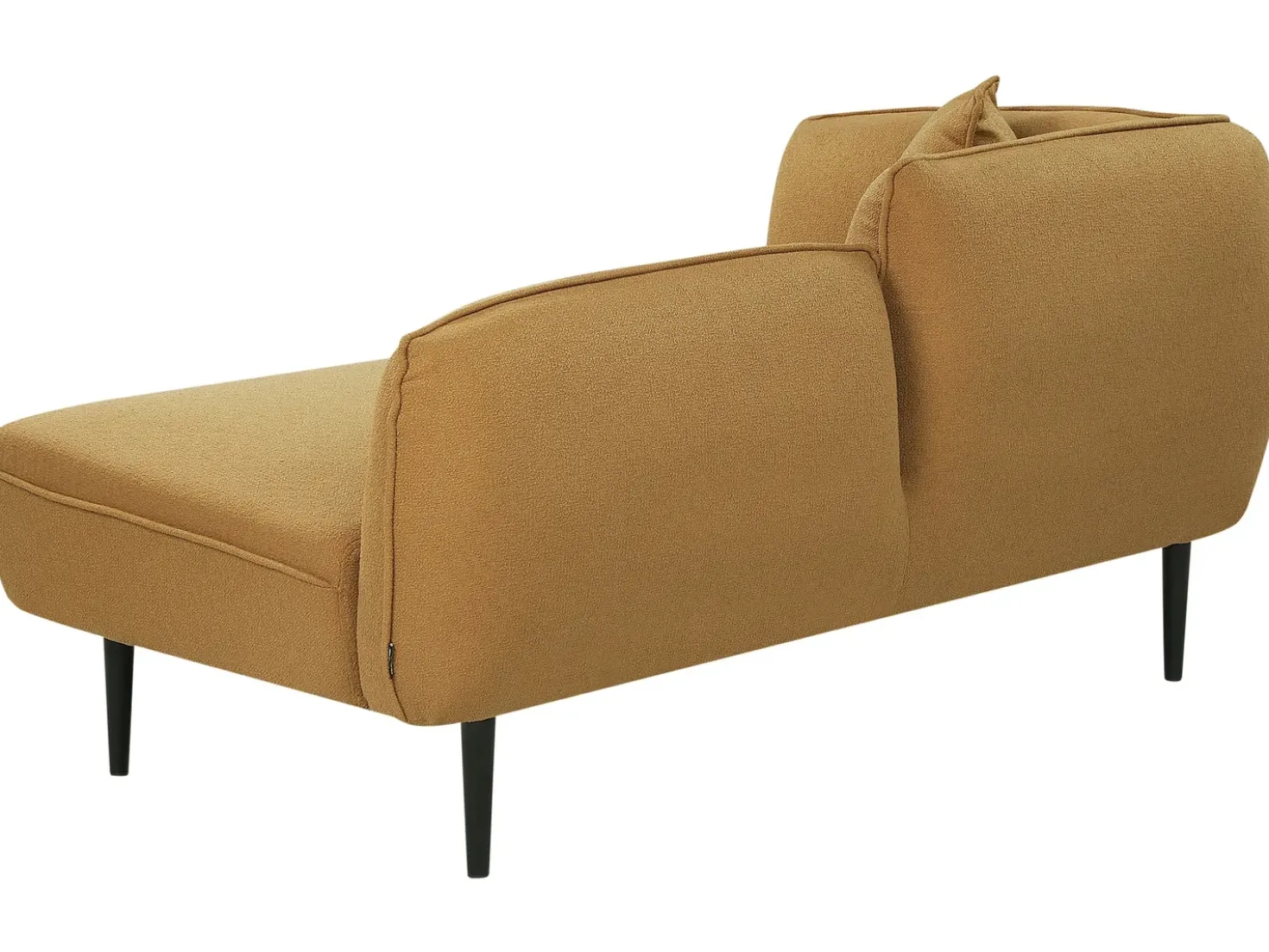 Chaise longue versione sinistra CHEVANNES Bouclé Senape