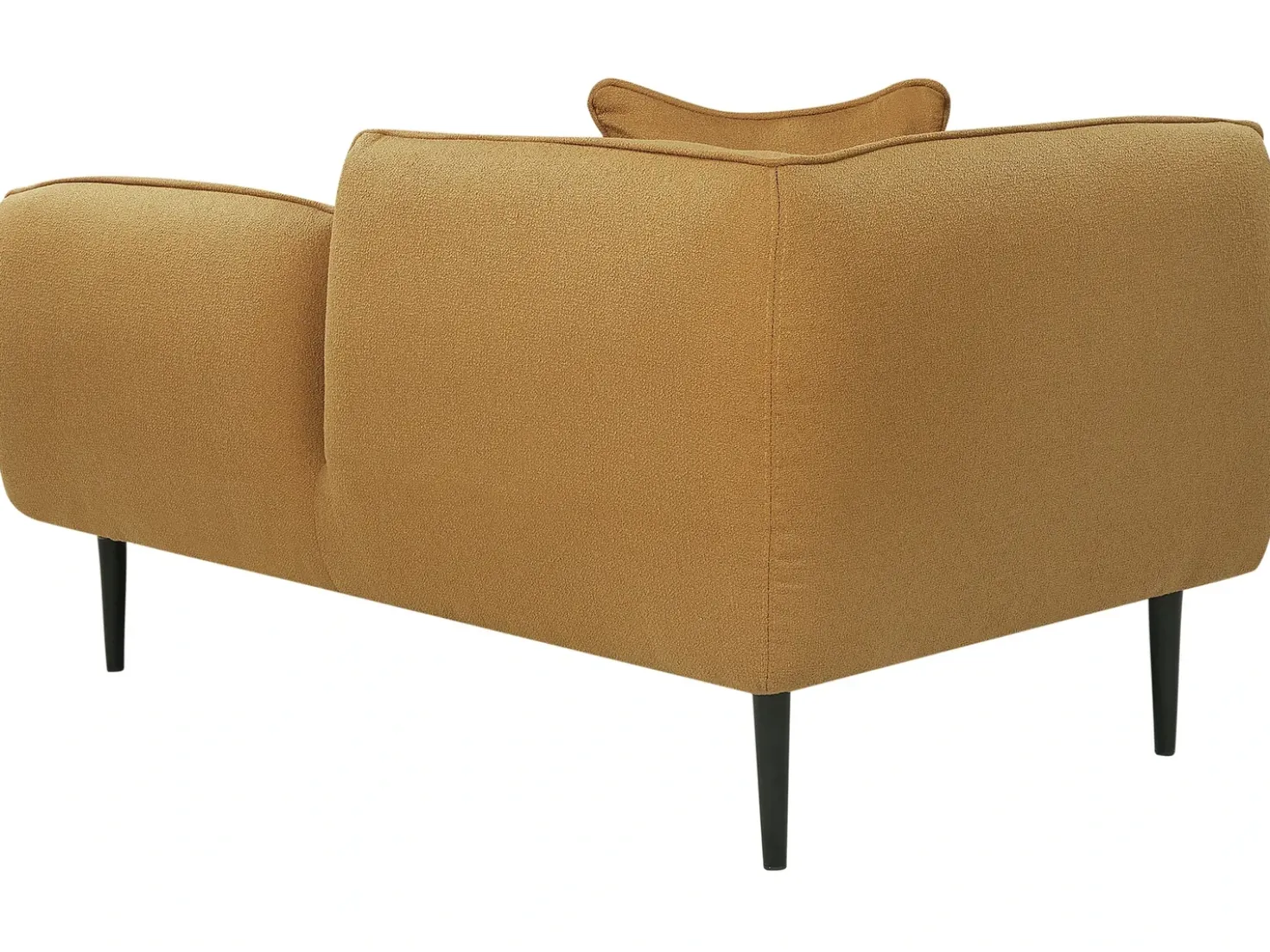 Chaise longue versione sinistra CHEVANNES Bouclé Senape