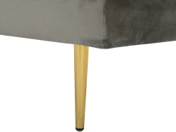 Chaise longue versione sinistra MIRAMAS Velluto Tortora