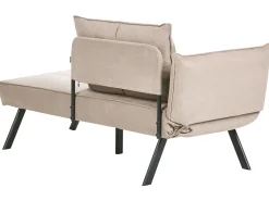 Chaise longue versione sinistra ROCAMADOUR Tessuto Tortora