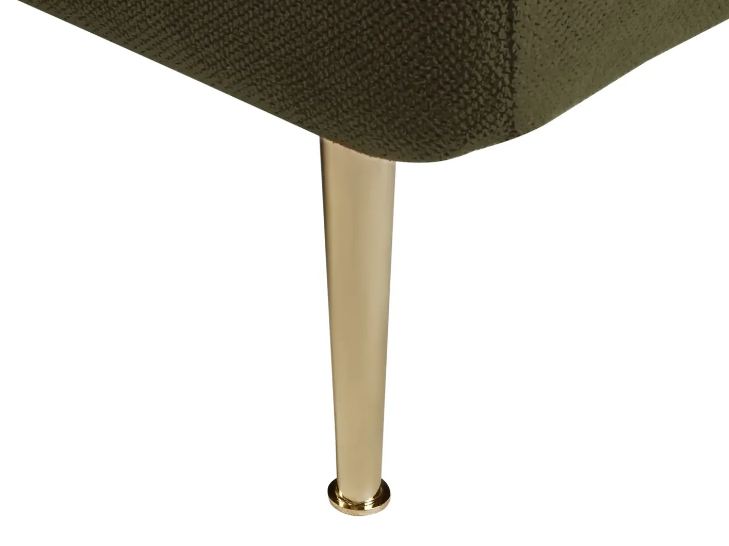Chaise longue versione sinistra GONESSE Tessuto Verde