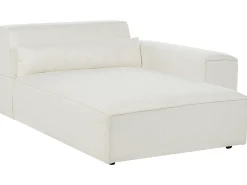 Chaise longue versione sinistra HELLNAR Bouclé Bianco sporco