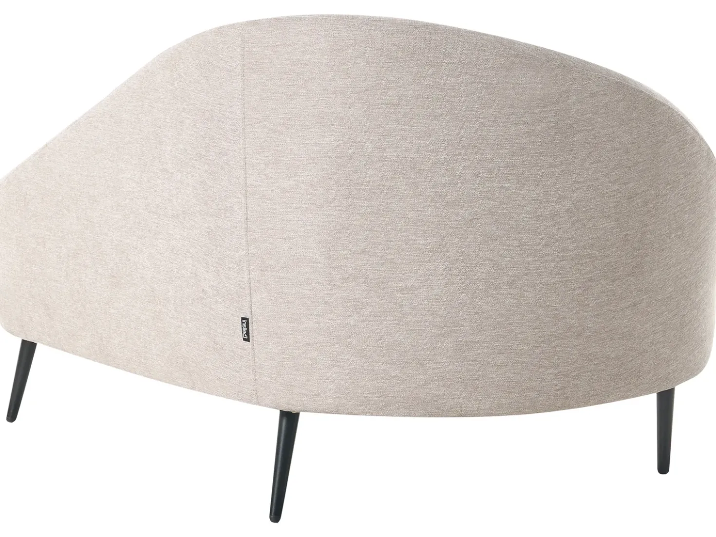 Chaise longue versione sinistra VALREAS Tessuto Tortora