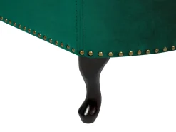 Chaise longue versione sinistra NIMES Velluto Verde scuro