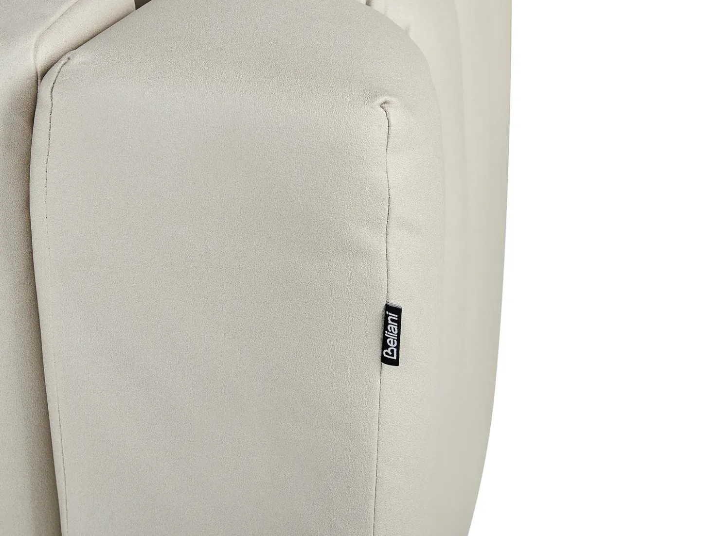 Chaise longue versione sinistra LANNILS Tessuto Bianco sporco