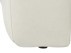 Chaise longue versione sinistra LANNILS Tessuto Bianco sporco