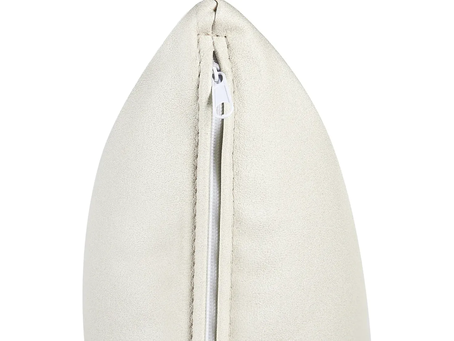 Chaise longue versione sinistra LANNILS Tessuto Bianco sporco