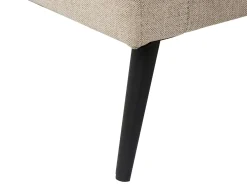Chaise longue versione sinistra YERRES Tessuto Beige