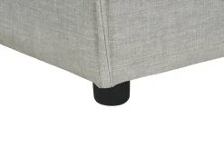 Chaise longue versione sinistra ARDAL Tessuto Grigio chiaro