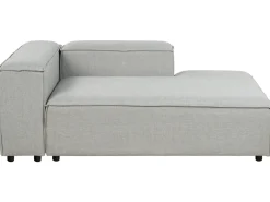 Chaise longue versione sinistra ARDAL Tessuto Grigio chiaro
