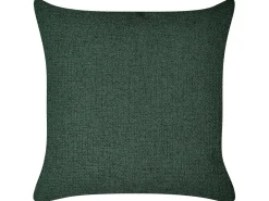 Chaise longue versione sinistra MERI Lino sintetico Verde con contenitore