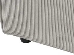 Chaise longue versione sinistra ARDAL Velluto a coste Tortora