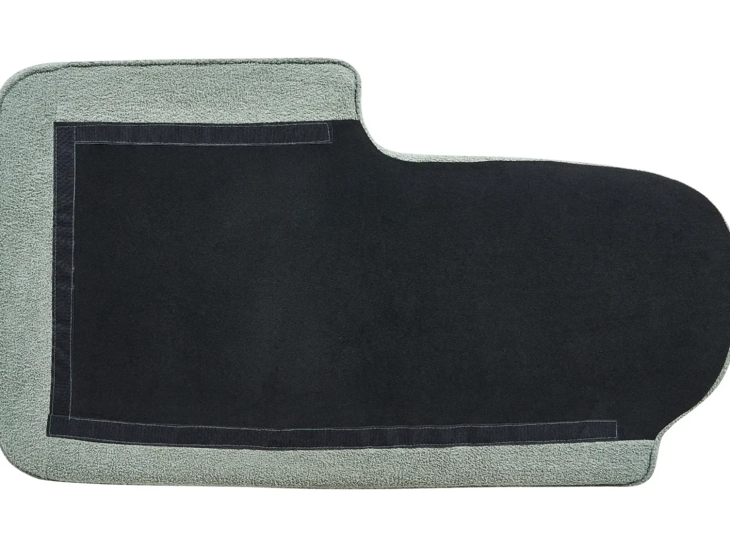 Chaise longue versione sinistra ALLIER Bouclé Verde